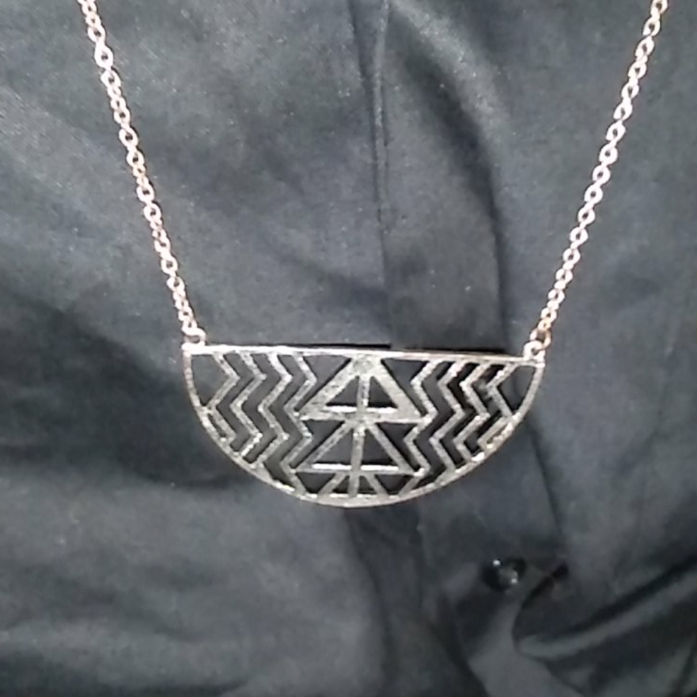 My grandma's silver colored necklace. Only $9